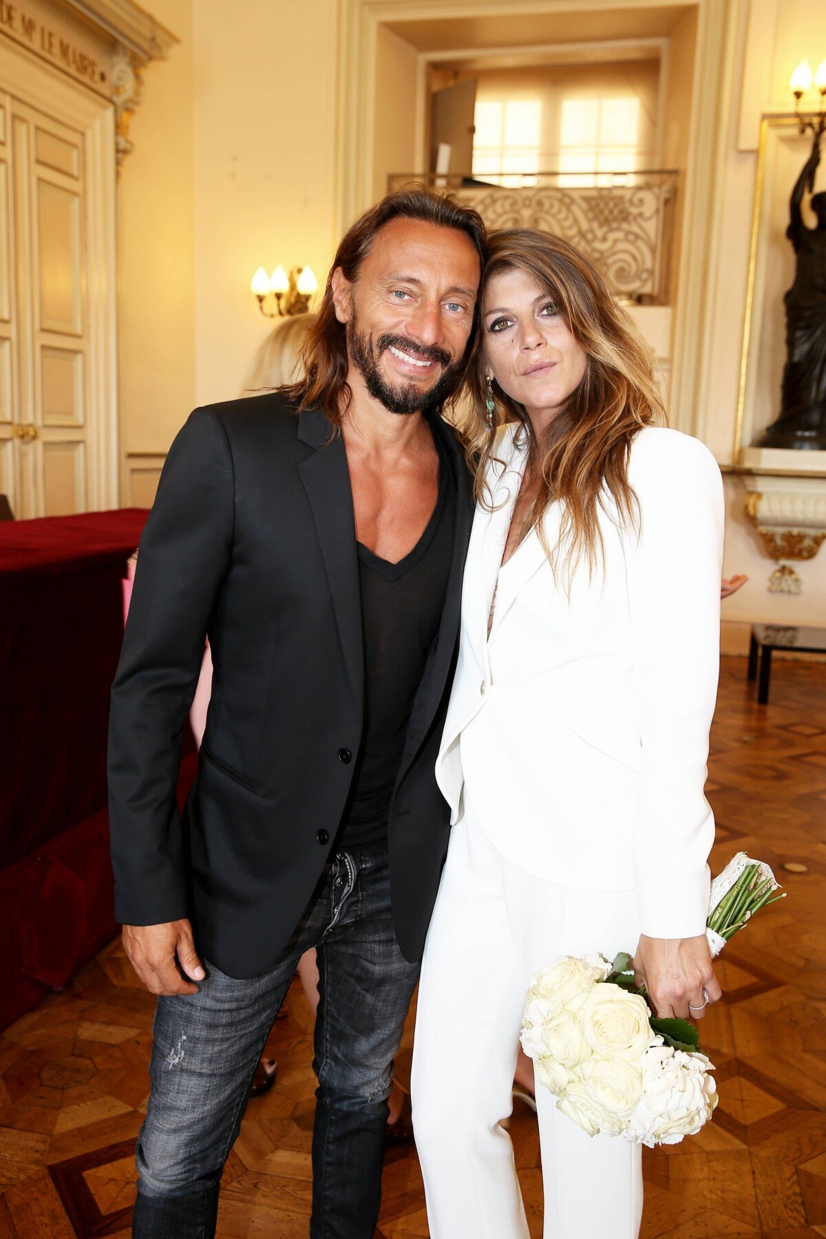 Photo : Exclusif - Bob Sinclar Et Aurore Aleman - Mairie - Mariage ...