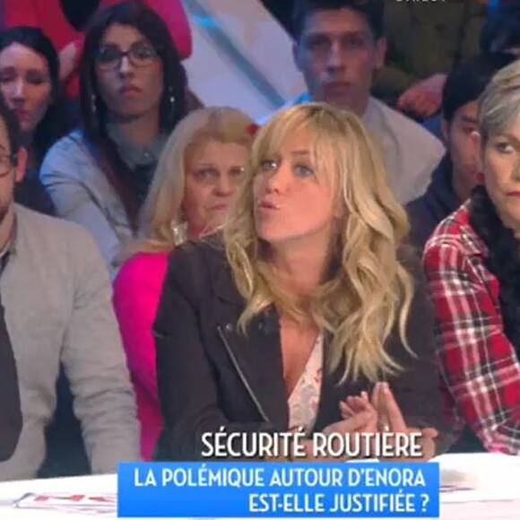 Enora Malagré dans "TPMP", lundi 2 janvier 2017, sur C8