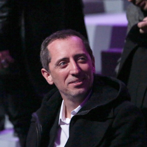 Gad Elmaleh au défilé "Victoria's Secret Paris 2016" au Grand Palais à Paris, le 30 novembre 2016.