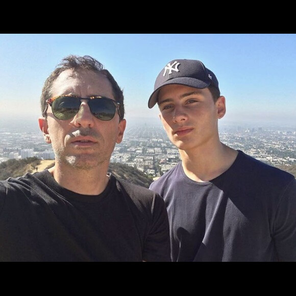 Gad Elmaleh et son fils Noé sur une photo publiée sur Instagram le 14 septembre 2016