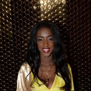 Hapsatou Sy - 10ème cérémonie des Globes de Cristal au Lido à Paris, le 13 avril 2015.