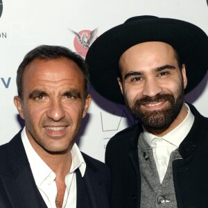 Nikos Aliagas et Ycare - After-party du film "Mariage à la grecque 2" à la boîte de nuit L'Arc à Paris, le 24 mars 2016.