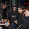 Ahmed Sylla signe des autographes lors de l'avant-première du film "L'Ascension" au Kinepolis de Lomme, banlieu de Lille, France, le 3 janvier 2017. © Stéphane Vansteenkiste/Bestimage