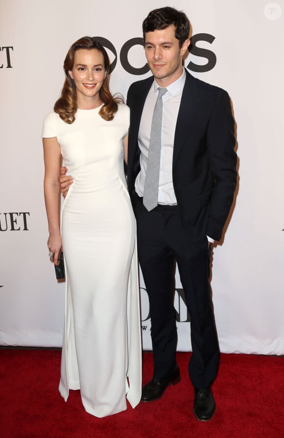 Leighton Meester et son mari Adam Brody à la 68ème cérémonie des "Tony Awards" à New York, le 8 juin 2014.