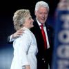 Bill Clinton et sa femme Hillary Clinton - 4 ème jour de la Convention Démocrate à Philadelphie le 28 juillet 2016