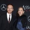 Marion Cotillard (enceinte) et Michael Fassbender à la première de Assassin's Creed au cinema AMC Empire 25 theater à New York le 13 décembre 2016.