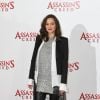 Marion Cotillard, enceinte, au photocall de Assassin's Creed à Londres le 8 décembre 2016.