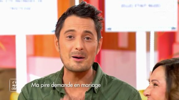 Vincent Cerutti parle mariage avec Hapsatou Sy dans "C'est mon choix" sur Chérie 25, le 4 janvier 2017.