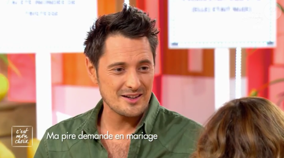 Vincent Cerutti parle mariage avec Hapsatou Sy dans "C'est mon choix" sur Chérie 25, le 4 janvier 2017.