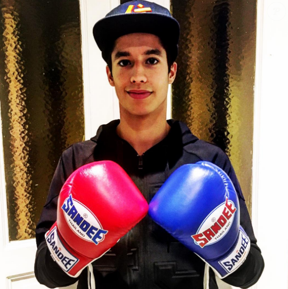 Aaron Trezeguet, le fils de 16 and de David Trezeguet, futur champion de boxe thaï.