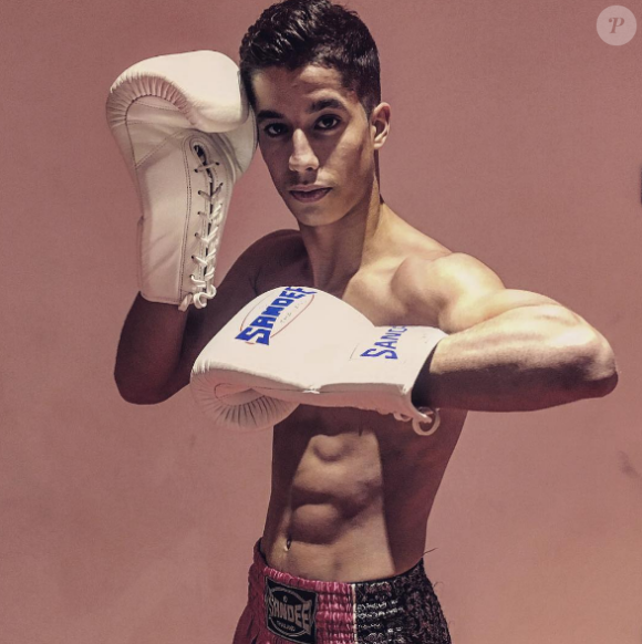 Aaron Trezeguet, le fils de 16 and de David Trezeguet, futur champion de boxe thaï.