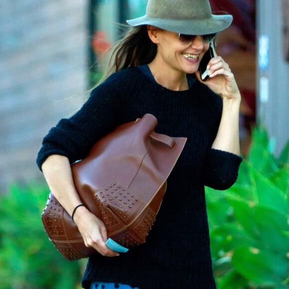 Katie Holmes fait du shopping chez Maxfield à Malibu, le 19 décembre 2016