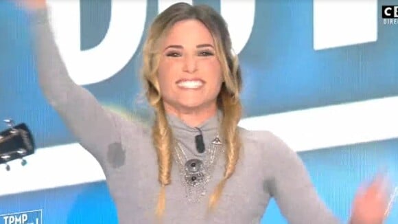 Capucine Anav dévoile deux auréoles dans "TPMP", jeudi 5 janvier 2017, C8