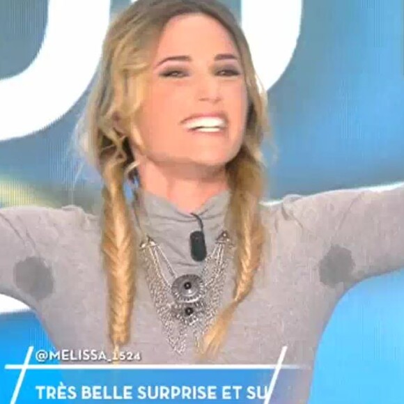 Capucine Anav auréolée dans "TPMP", jeudi 5 janvier 2017, C8