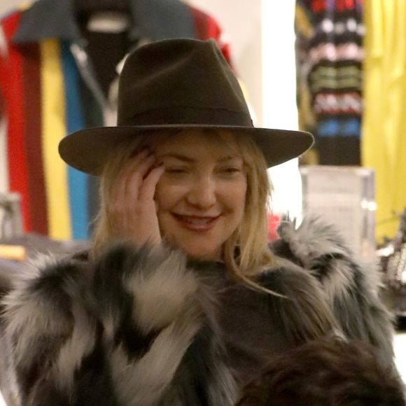 Exclusif - Kate Hudson à Aspen, le 29 décembre 2016.