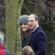 The Duke and Duchess of Cambridge leaving after attending the morning church service at St Mary Magdalene Church in Sandringham, Norfolk. The monarch missed church on Christmas Day and New Year's Day with a heavy cold. Sandringham, UK, on Sunday January 8, 2017. Photo by Chris Radburn/PA Wire/ABACAPRESS.COM08/01/2017 - Sandringham