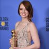 Emma Stone - Press Room lors de la 74e cérémonie annuelle des Golden Globe Awards à Beverly Hills, Los Angeles, Californie, Etats-Unis, le 8 janvier 2017. © Olivier Borde/Bestimage