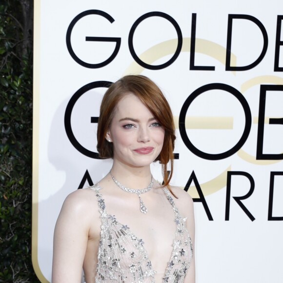 Emma Stone - La 74e cérémonie annuelle des Golden Globe Awards à Beverly Hills, le 8 janvier 2017. © Olivier Borde/Bestimage