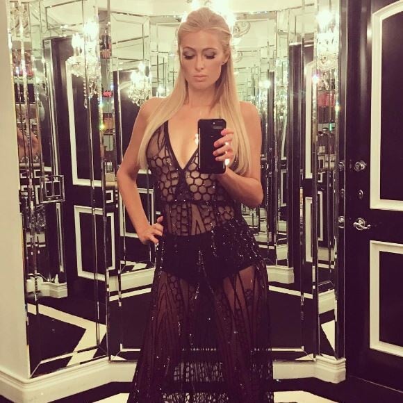 Photo de Paris Hilton. Janvier 2017.