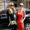 Paris Hilton et sa soeur Nicky - Défilé Jeremy Scott à New York, le 12 septembre 2016.