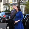 La duchesse Catherine de Cambridge visite un site de l'association Anna Freud Centre consacré à l'assistance aux parents souffrant de troubles de la personnalité, le 11 janvier 2017 à Londres. Sa première mission de l'année.