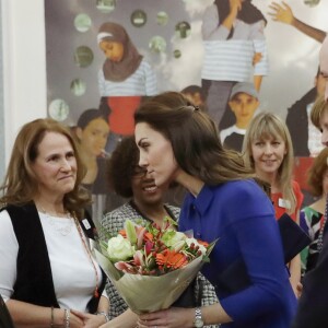 La duchesse Catherine de Cambridge et le prince William visitaient ensemble le 11 janvier 2017 l'un des sites de Child Bereavement UK à Londres. Le duc a été amené, une nouvelle fois, à évoquer la perte de sa mère la princesse Diana auprès d'enfants ayant perdu des proches.