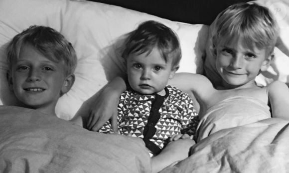 Emma Gleave a publié une photo de ses trois enfants sur Twitter, le 5 janvier 2017