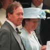 Antony Armstrong-Jones, Lord Snowdon et la princesse Margaret lors du mariage de leur fille Sarah Armstrong-Jones et Daniel Chatto le 14 juillet 1994