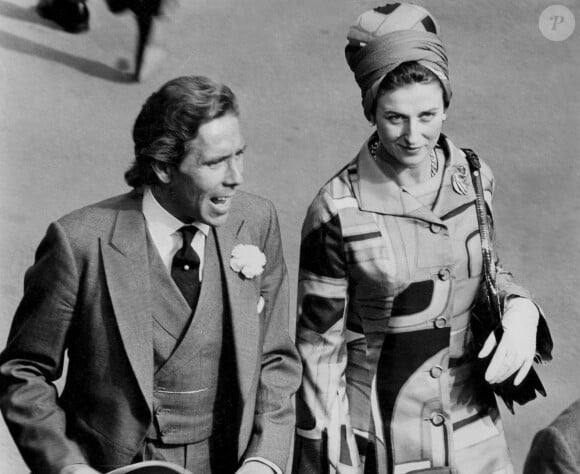 Antony Armstrong-Jones, Lord Snowdon, et la princesse Alexandra au Royal Hun Cup Day le 17 juin 1971