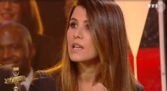 Karine Ferri surprise d'être élue femme la plus sexy de 2016 - "Z'awards de la télé", vendredi 13 janvier 2017, TF1