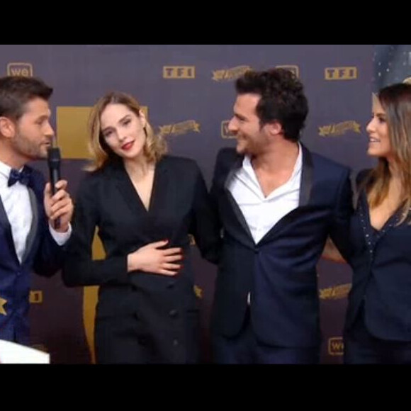 Christophe Beaugrand, Camille Lou, Amir, Karine Ferri - "Z'awards de la télé", vendredi 13 janvier 2017, TF1