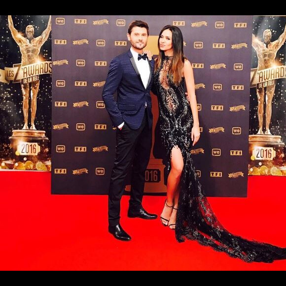 Christophe Beaugrand et Leila Ben Khalifa - "Z'awards de la télé", vendredi 13 janvier 2017, TF1