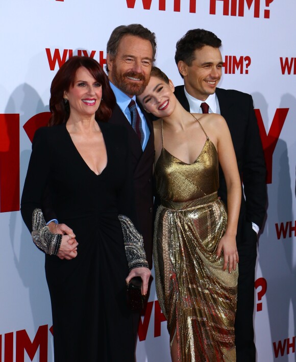 Megan Mullally, Bryan Cranston, Zoey Deutch, James Franco - Avant-première du film "Why Him?" au cinéma Fox Bruin Theater à Westwood, le 17 décembre 2016.