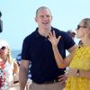 Zara Phillips (Zara Tindall) et son mari Mike Tindall sur la plage de Gold Coast dans le Queensland en Australie le 10 janvier 2017 dans le cadre de leurs activités d'ambassadeurs de Magic Millions.