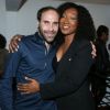 Nadège Beausson-Diagne et son compagnon Geoffroy Jeff Tekeyan - Soirée "VICO partenaire des supporters à domicile" à l'atelier à Paris le 14 avril 2016. © CVS/Bestimage
