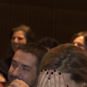 Audrey Crespo-Mara - Cérémonie du Prix Philippe Caloni décerné à Thierry Ardisson à la SCAM (Société civile des auteurs multimedia) à Paris le 17 janvier 2017.