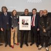 Le jury et Thierry Ardisson - Cérémonie du Prix Philippe Caloni décerné à Thierry Ardisson à la SCAM (Société civile des auteurs multimedia) à Paris le 17 janvier 2017.