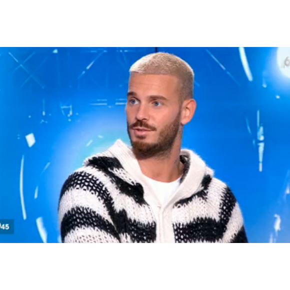 M. Pokora invité du "19:45" de M6, le 16 janvier 2017.
