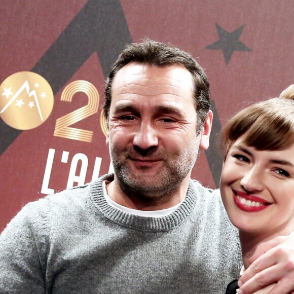 Gilles Lellouche et Louise Bourgoin - 20e festival de Comédie à l'Alpe d'Huez le 19 janvier 2017. © Dominique Jacovides/Bestimage