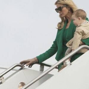 Ivanka Trump à la Base Air Force Andrews, Maryland, Etats-Unis, le 19 janvier 2017.