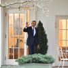 Barack Obama quittant la Maison Blanche tandis que le pays se prépare à l'investiture de Donald Trump à Washington, le 20 janvier 2017