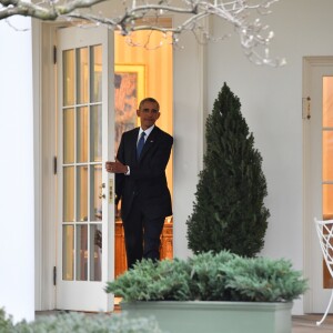 Barack Obama quittant la Maison Blanche tandis que le pays se prépare à l'investiture de Donald Trump à Washington, le 20 janvier 2017