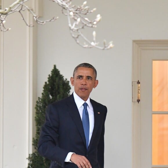 Barack Obama quittant la Maison Blanche tandis que le pays se prépare à l'investiture de Donald Trump à Washington, le 20 janvier 2017