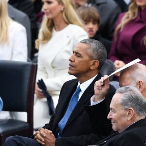 Investiture de Donald Trump, au Capitole, à Washington, le 20 janvier 2017.