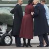 Michelle et Barack Obama quittent le Capitole après l'investiture de Donald Trump. Washington, le 20 janvier 2017.