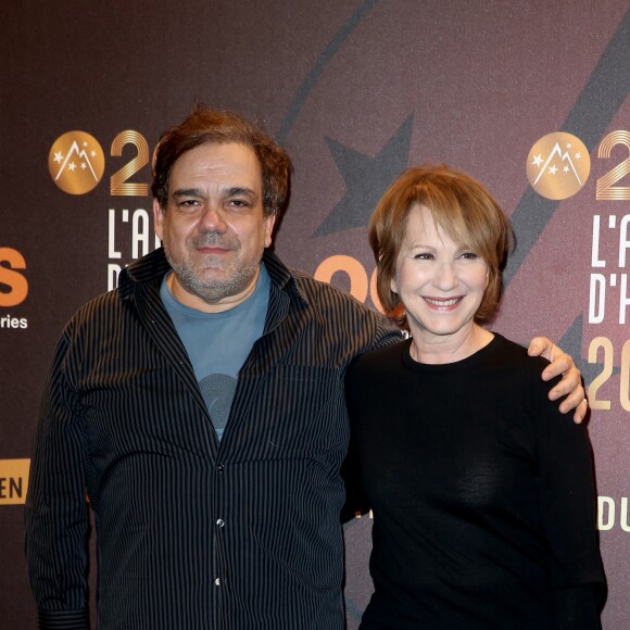 Didier Bourdon, Nathalie Baye pour le film "Alibi.com" lors du 20e Festival du film de comédie à l'Alpe d'Huez, le 20 janvier 2017. © Dominique Jacovides/Bestimage