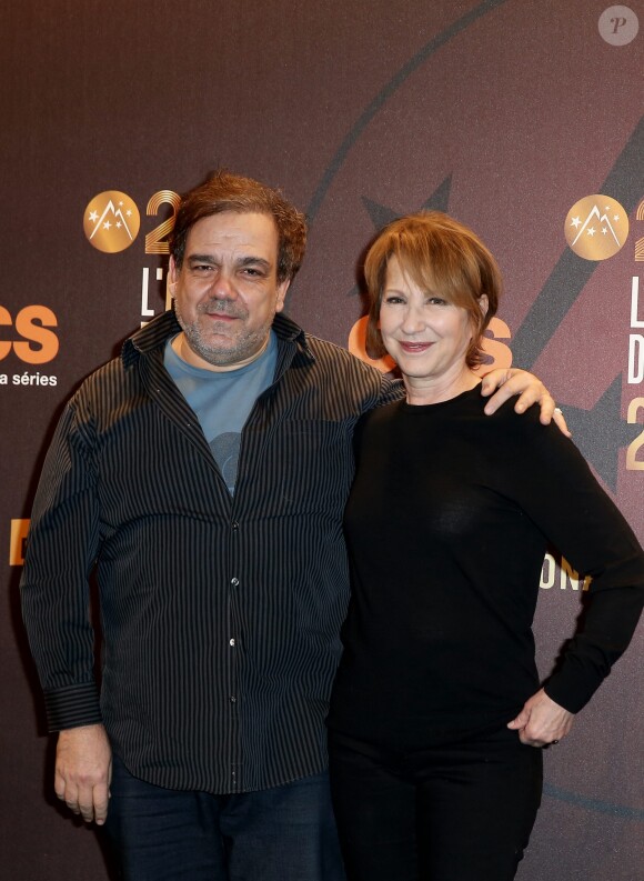 Didier Bourdon, Nathalie Baye pour le film "Alibi.com" lors du 20e Festival du film de comédie à l'Alpe d'Huez, le 20 janvier 2017. © Dominique Jacovides/Bestimage