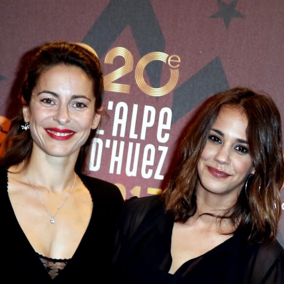 Audrey Dana et Alice Belaïdi pour le film "Si j'étais un homme" lors du 20e Festival du film de comédie à l'Alpe d'Huez, le 20 janvier 2017. © Dominique Jacovides/Bestimage