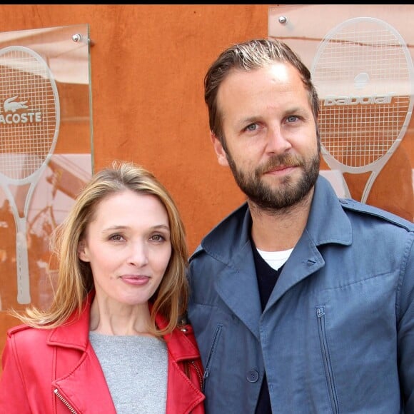 Anne Marivin et Joachim Roncin à Roland-Garros en mai 2011.