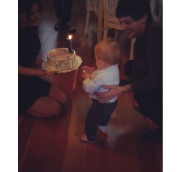 Briana Jungwirth et Louis Tomlinson célèbrent le premier anniversaire de leur fils Freddie, le 22 janvier 2016. Photo publiée sur Instagram.